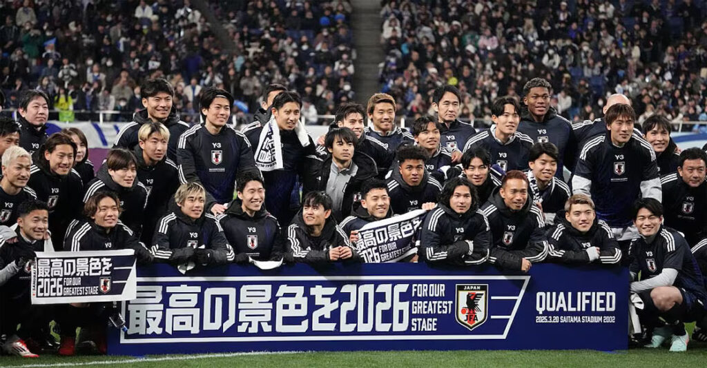 The first team to qualify for the 2026 FIFA World Cup; Japan is a 'Japan..' team! 1 japan football team