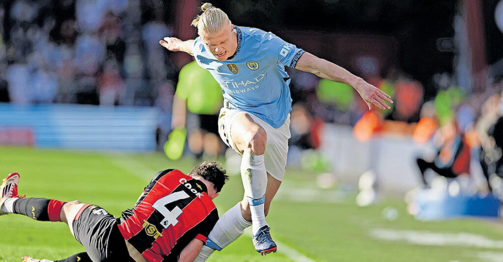 Manchester City keep their hopes of a cup this season alive; beat Bournemouth to reach FA Cup semi-finals 1 Manchester City