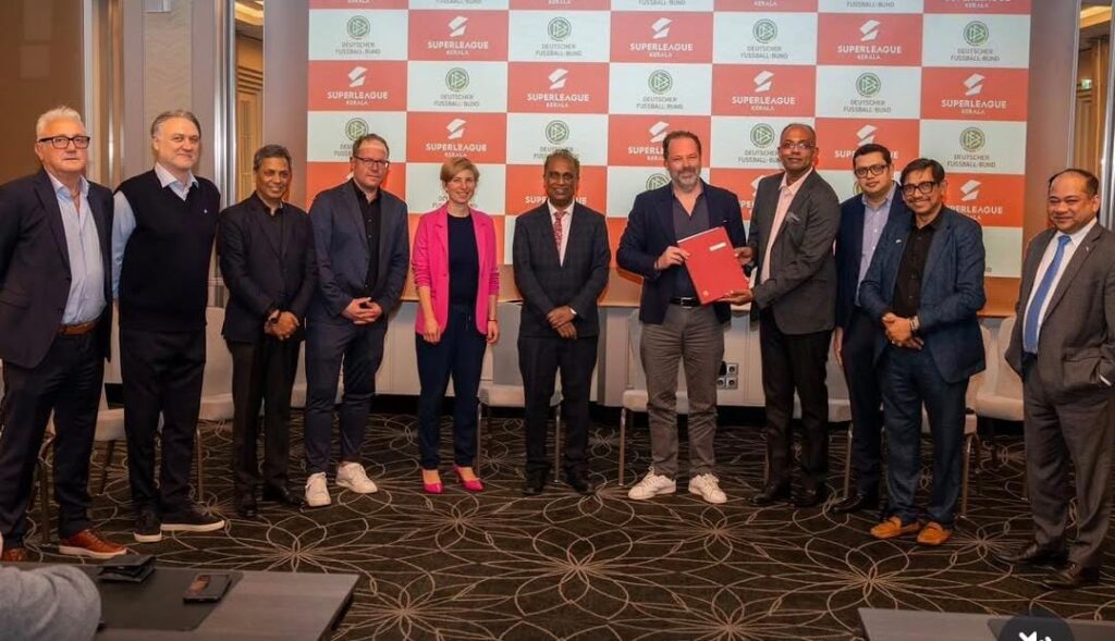 New history in Indian football; Super League Kerala and German Football Association sign cooperation agreement 1 WhatsApp Image 2025 05 29 at 10.07.31 PM