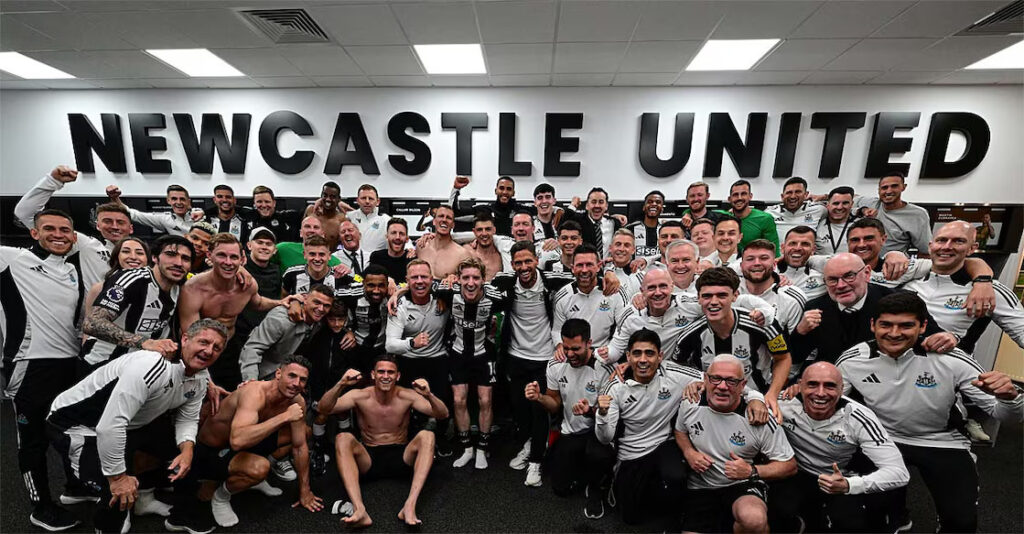 Newcastle beat Chelsea to move into third place; Premier League's Champions League qualification race to get tougher 1 newcastle united celebration 1