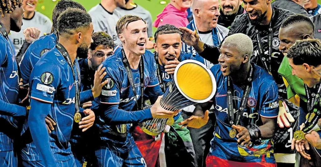 Chelsea beat Real Betis 4-1 to win the Conference League title 1 chelsea football team
