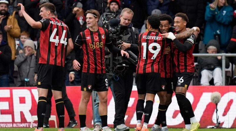 Bournemouth moves second in the league with win, Wolves’ woes continue